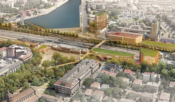 Rendering Hub intermodale