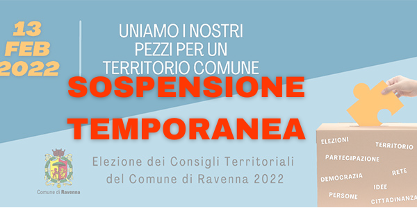 sospensione elezioni dei consiglio territoriali